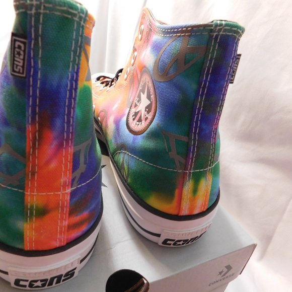 Converse Chuck Taylor All Star Tie Dye High Top Sneakers Unisex - Picture 3 of 9